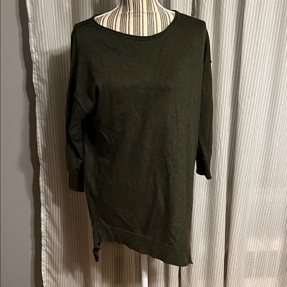 Verve Ami Olive Green Long Sleeve Sweater